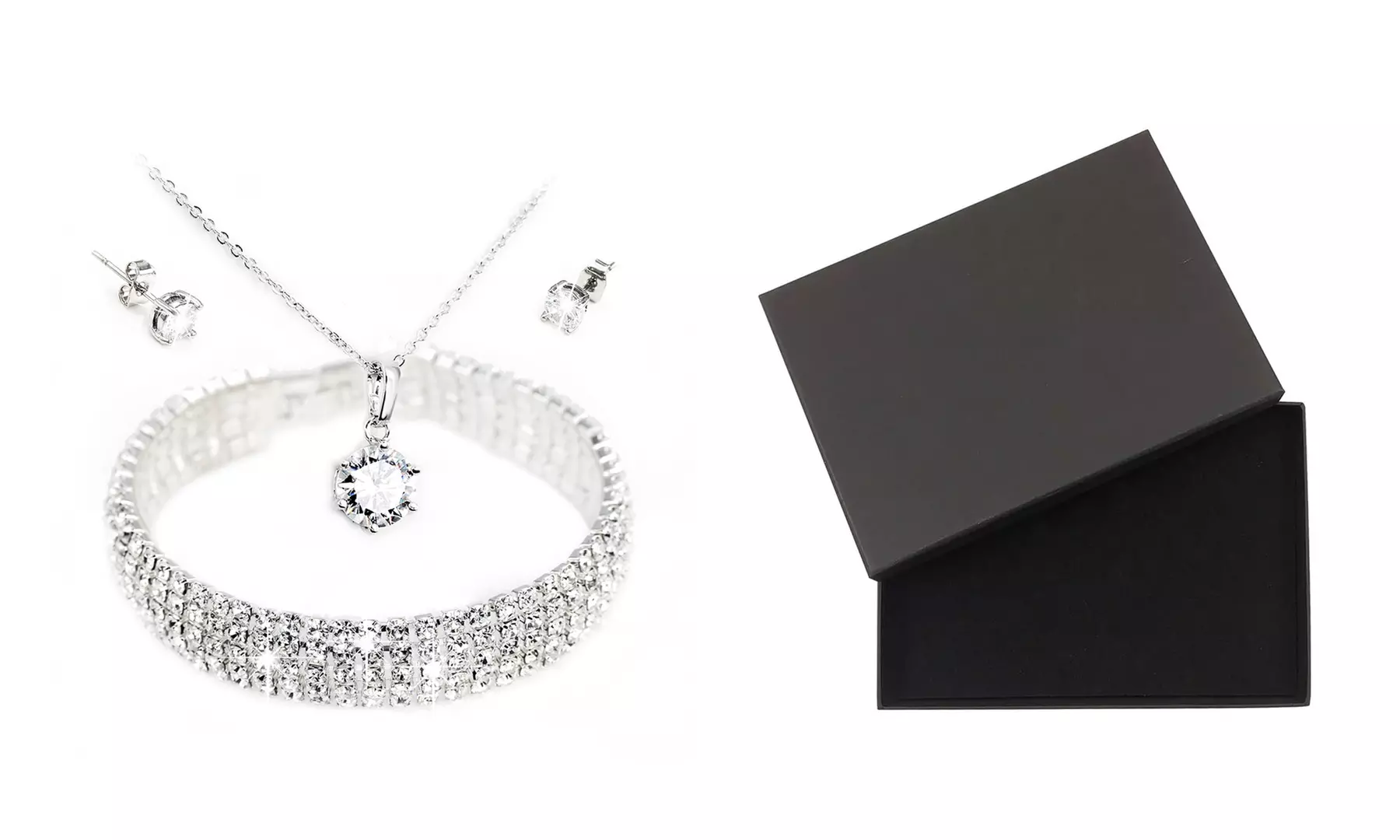 1 of 2 'Steller' sieradensets versierd met Swarovski®-kristallen