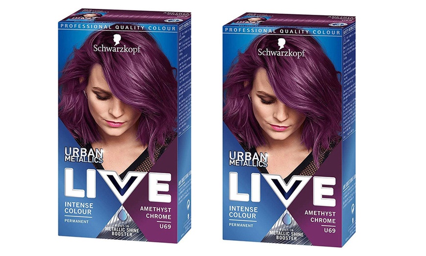 Image 64: 1 ou 2 boîtes de teinture cheveux "Live Intense Colour" de Schwarzkopf