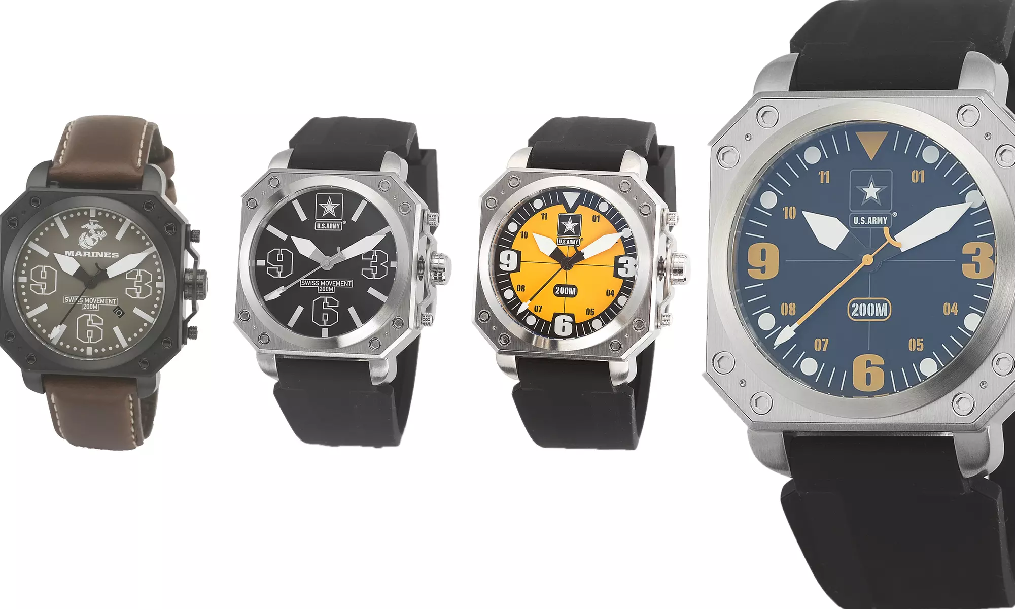 Wrist Armor C4 Men's Swiss US Military Watch - Primary Image