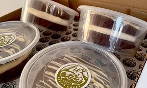 Vegan Cake Pots and Cookie Sandwiches, Free Delivery