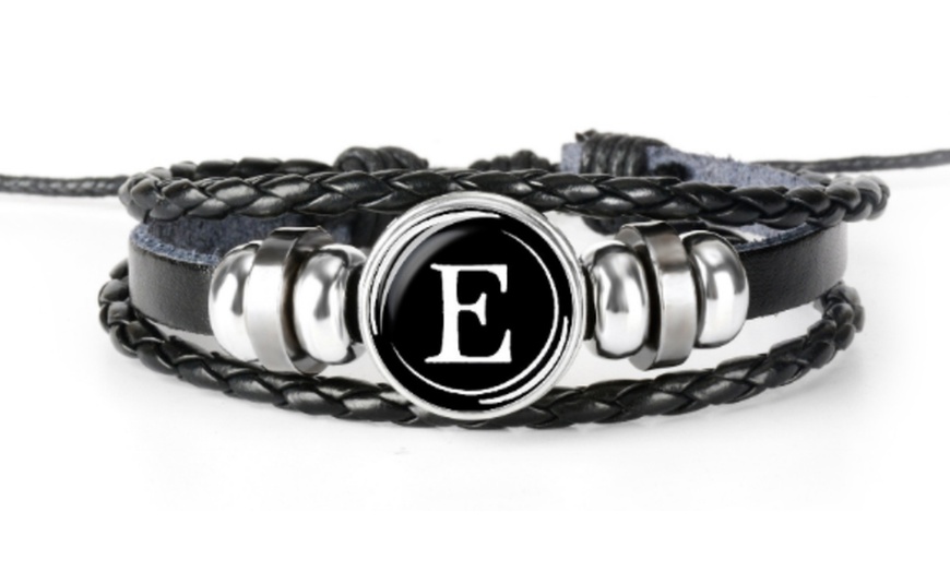 Image 6: Bracelet initiale pour homme