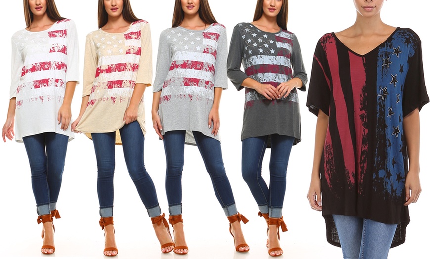 Image 1: 4th July Patriotic Tees