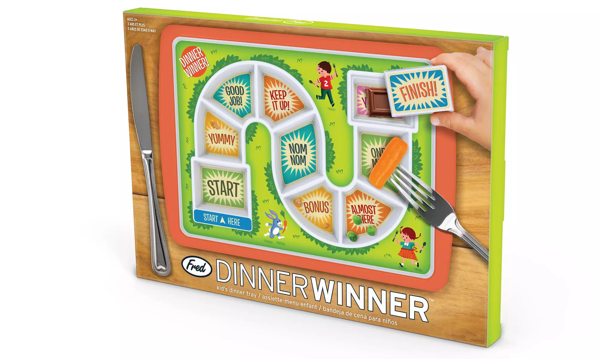 Dinner Winner Kids' Dinner Plate - Second Medium