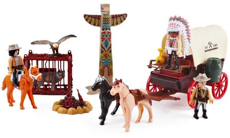 Image 6: Wild West Action Figures Play Set