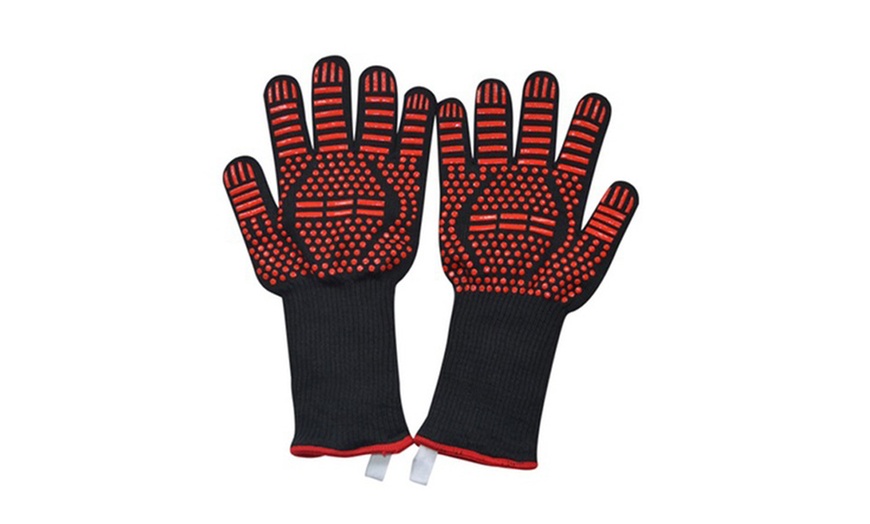 Image 4: Heat Resistant Kevlar Oven Gloves