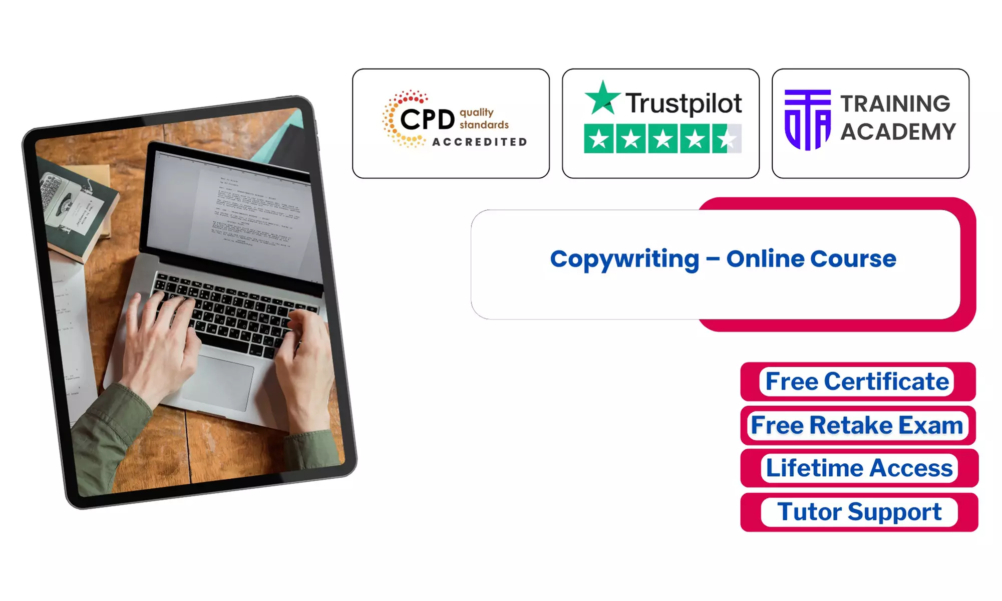 Join Online Training Academy: Copywriting – Online Course & Lifetime Membership to 2000+ Courses (Up to 63% Off) - Primary Image