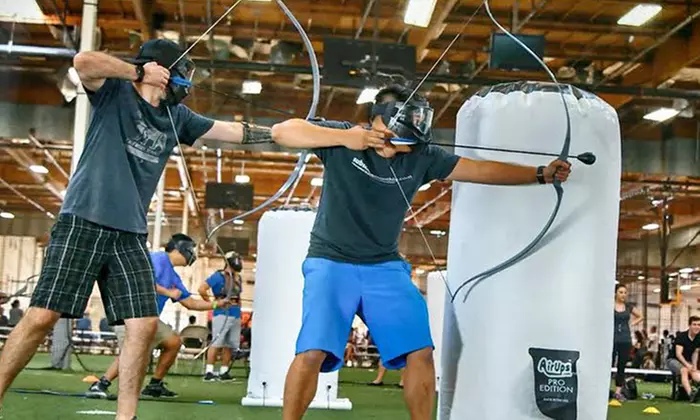 Three Games of Dodgeball Archery for Two or Four, or Private Game for Up to 10 at Arrow Tag OC (Up to 40% Off) - Primary Image
