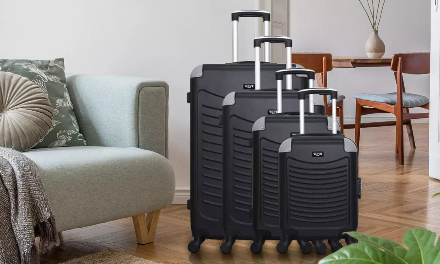 Wave Paris 4er-Set Reisekoffer Congo-M in der Farbe nach Wahl - Primary Image