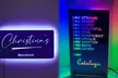 One or Two Custom LED Name Mirror from Justyling (Up to 89% Off) - Second Medium