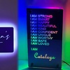 Image 5: Custom LED Name Mirror from Justyling