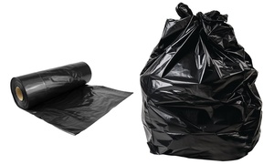 200 or 400 50L Black Bin Bags