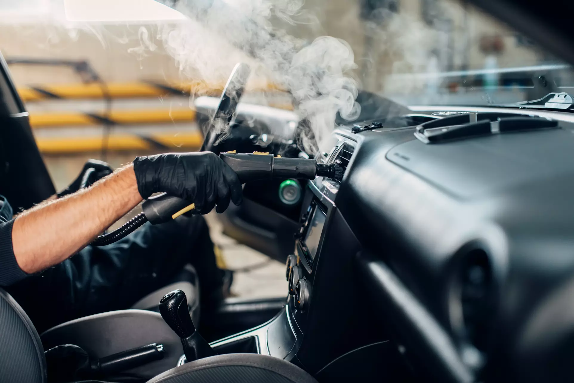 Mobile Steam Cleaning and Disinfecting Package for One Sedan or SUV from Earth Car Wash (Up to 21% Off) - Primary Image