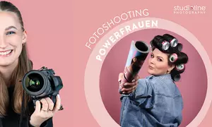 Und jetzt ab ins Rampenlicht! Fotoshooting Erlebnis mit 2-5 Bildern bei studioline PHOTOGRAPHY (bis 80% sparen)