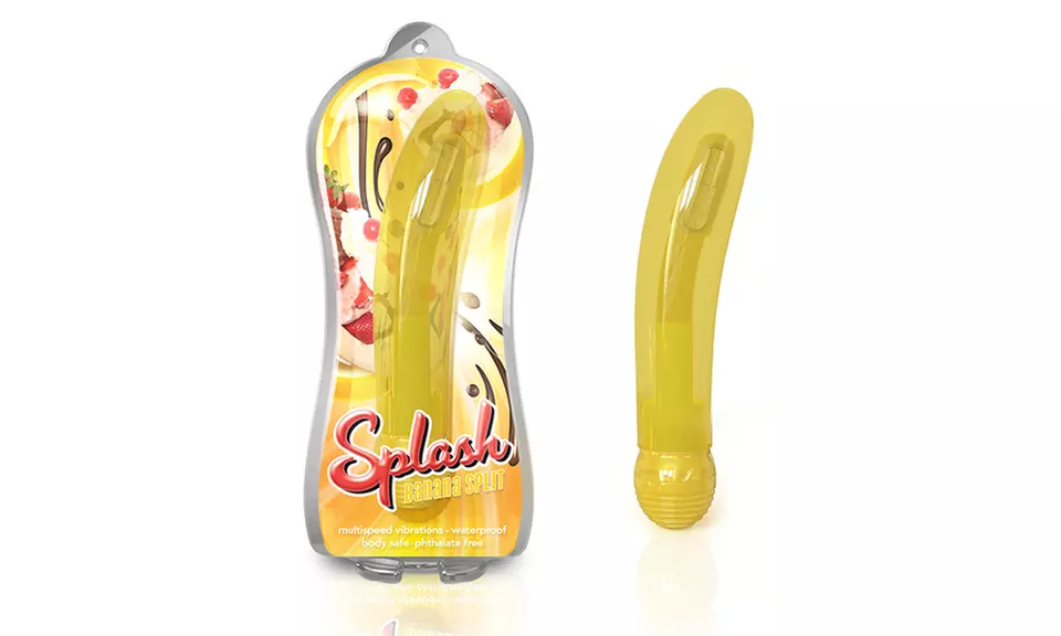 Splash Banana Split Multispeed Flexible Vibrator - Primary Image