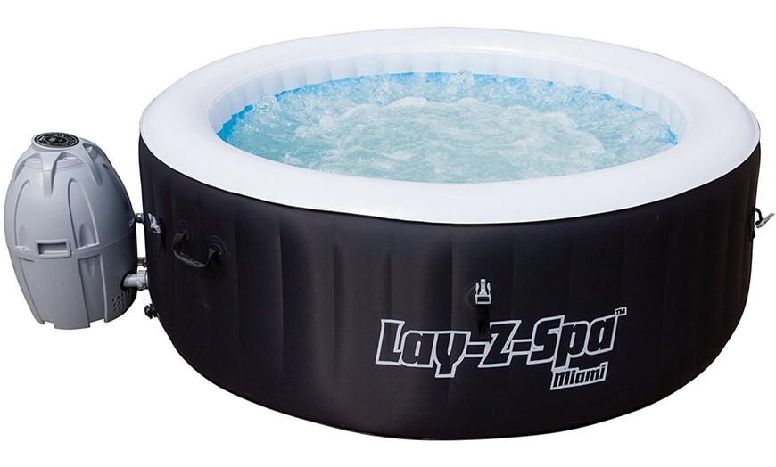 Image 4: Miami Lay-Z-Spa Inflatable Hot Tub