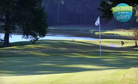 18 Holes of Golf Including Cart at Crooked Creek Golf Club in Fuquay-Varina. Two Options Available. - Primary Image