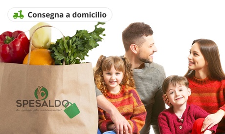 Buono da 5 o 10 € per una spesa online offerto da Spesaldo. Consegna gratuita a domicilio