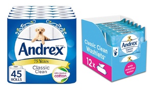  Andrex Toilet Paper and Washlets 