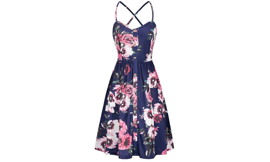 Image 3: Women's Floral Printed Dress