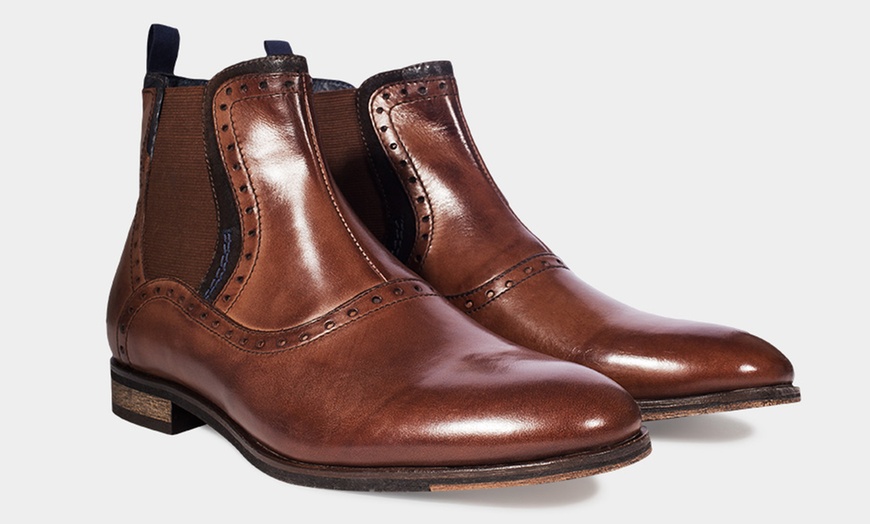 Image 2: Bottes en cuir pour homme