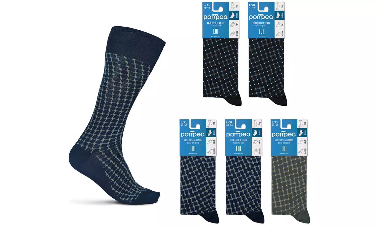 6 paia di calze Pompea in cotone primavera