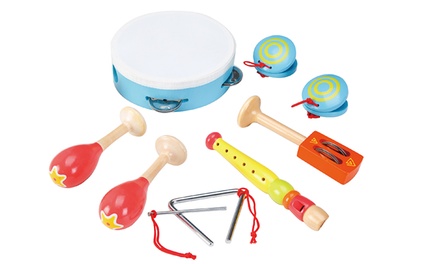 Lelin Wooden Musical Playset | Groupon