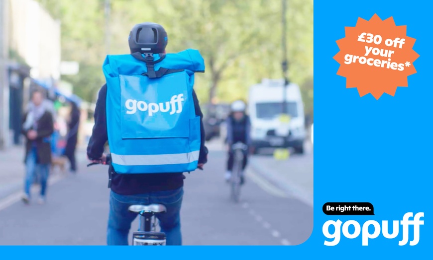 Image 4: £10 discount on your first three Gopuff orders