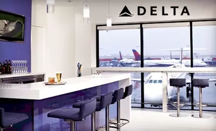 One or Five Visits to Delta Sky Club (Up to 64% Off) - Primary Image