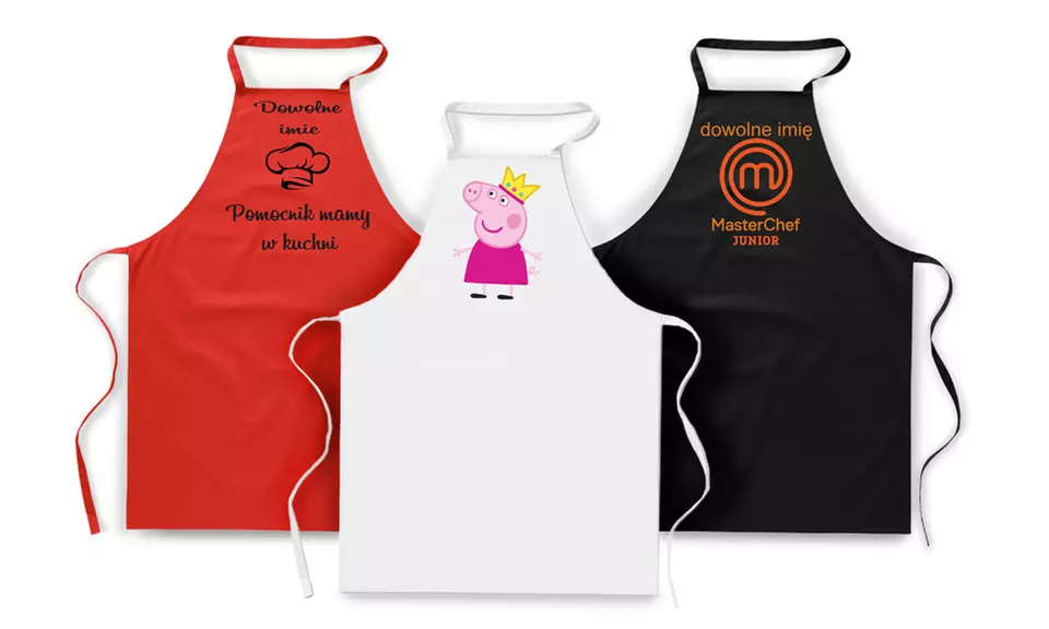 Personalizowany fartuszek kuchenny dla dziecka od 22,90 zł w All4YouOnline (do -38%) - Primary Image