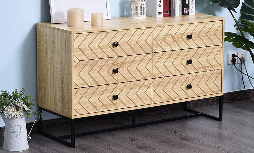 Image 23: Zig-Zag Drawer Cabinet