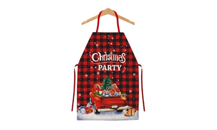 Image 6: Christmas Kitchen Cooking Apron