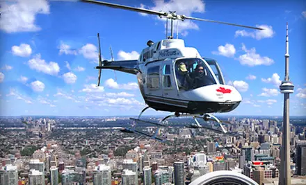 $67 for a 15-Kilometre Helicopter Tour of Toronto from Toronto Helicopter Tours ($111.87 Value) - Primary Image