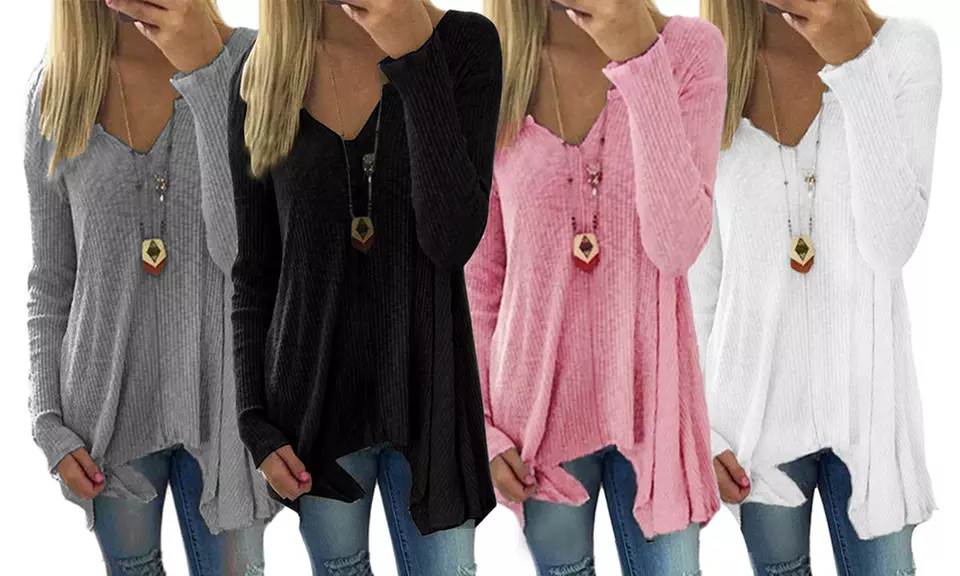 1 ou 2 tops à manches longues pour femmes - Primary Image