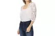 Women's Casual Crochet Lace Bolero Cardigan - Second Medium