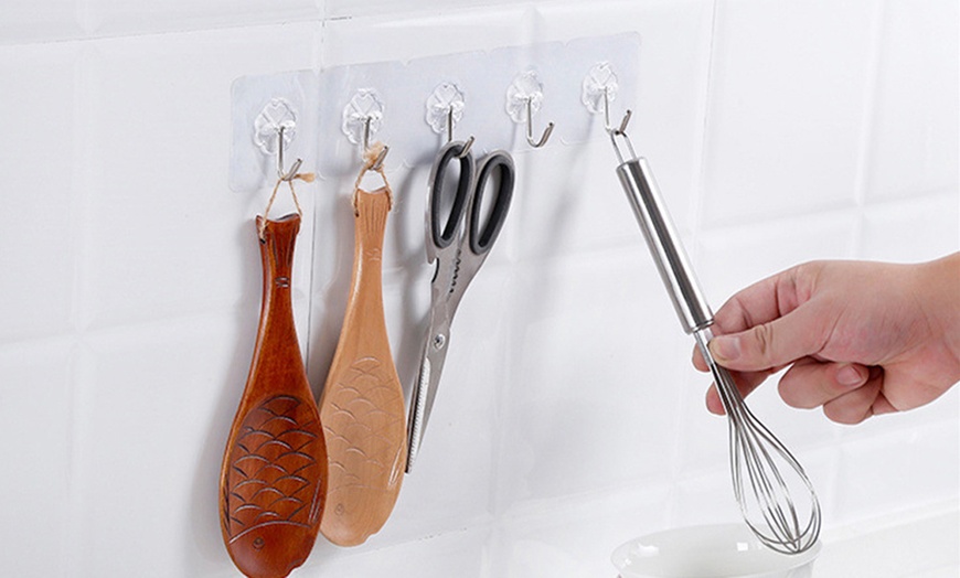 Image 5: Adhesive Wall Hooks