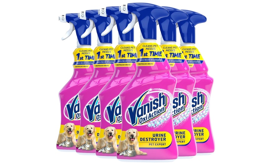 Image 1: 6 or 12 Vanish Oxi Action Pet Expert Urine Destroyer Sprays 500ml