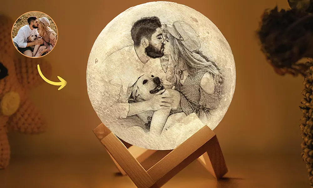 Personalized Moon Lamps