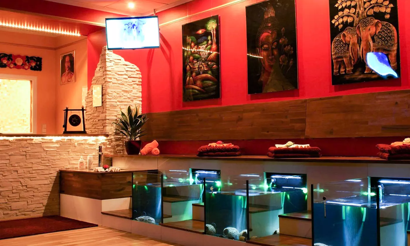 45 Min. Fisch-Spa-Pediküre inkl. Begrüßungstetränk für 1 o. 2 Personen