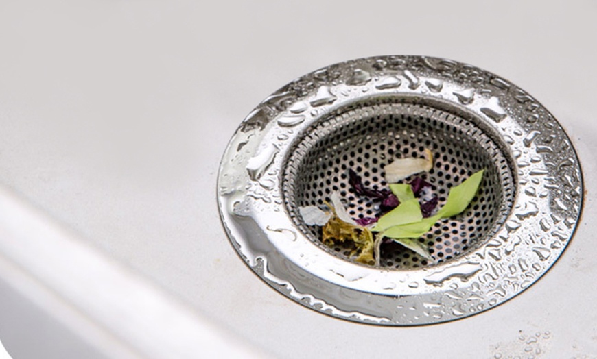 Image 3: One, Two or Four Mesh Sink Strainers