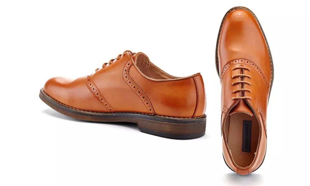 Franco Vanucci Nick Men's Brogue Oxfords - Second Medium