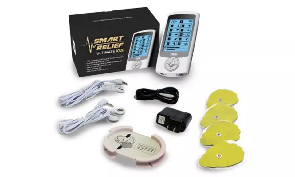 Smart Relief Ultimate 1020 E-Stim Machine with Total Accessory Collection - Second Medium