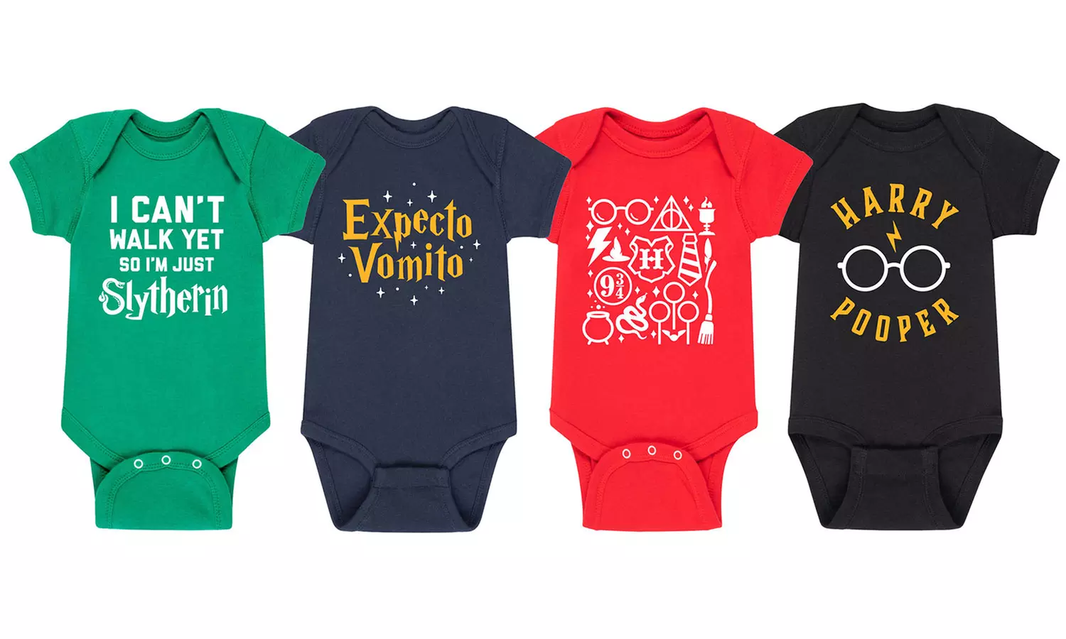 Wizard-Themed Bodysuits for Infants  - Primary Image