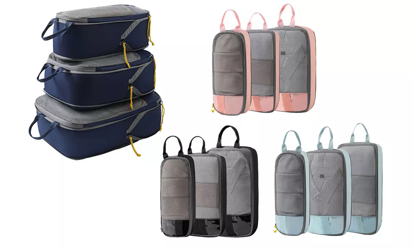 3er-Set Kompressions-Aufbewahrungstaschen