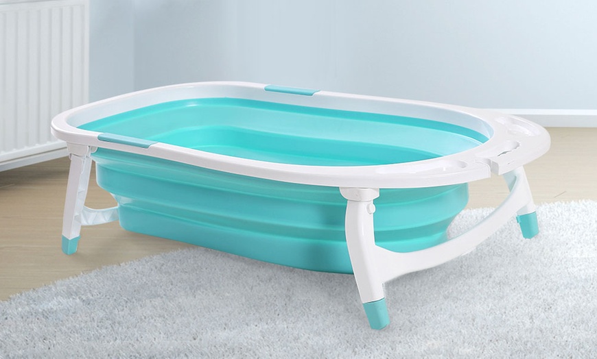 Image 13: Collapsible Baby Bathtub
