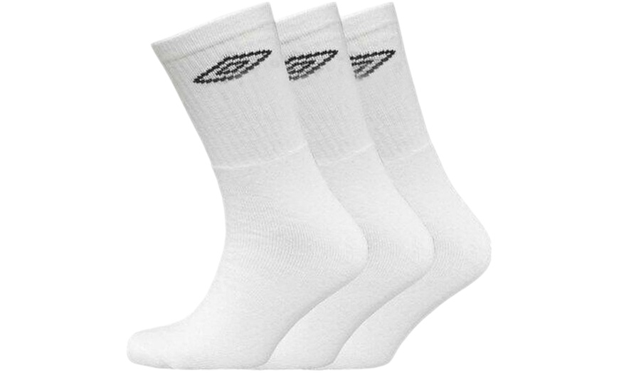 Image 1: Three Pack of Umbro Men's Socks 