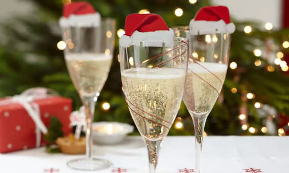 Sets de 10, 20 ou 40 décorations Noël pour verres - Primary Image