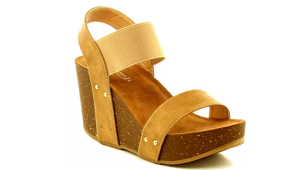 Mata Strappy Cork Platform Wedge Sandal - Second Medium