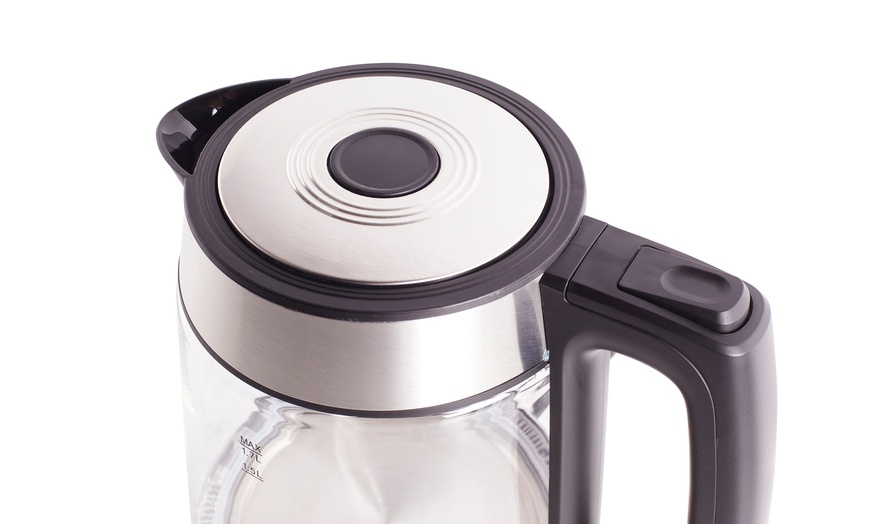 Image 3: Neo LED Nordic Glass Kettle