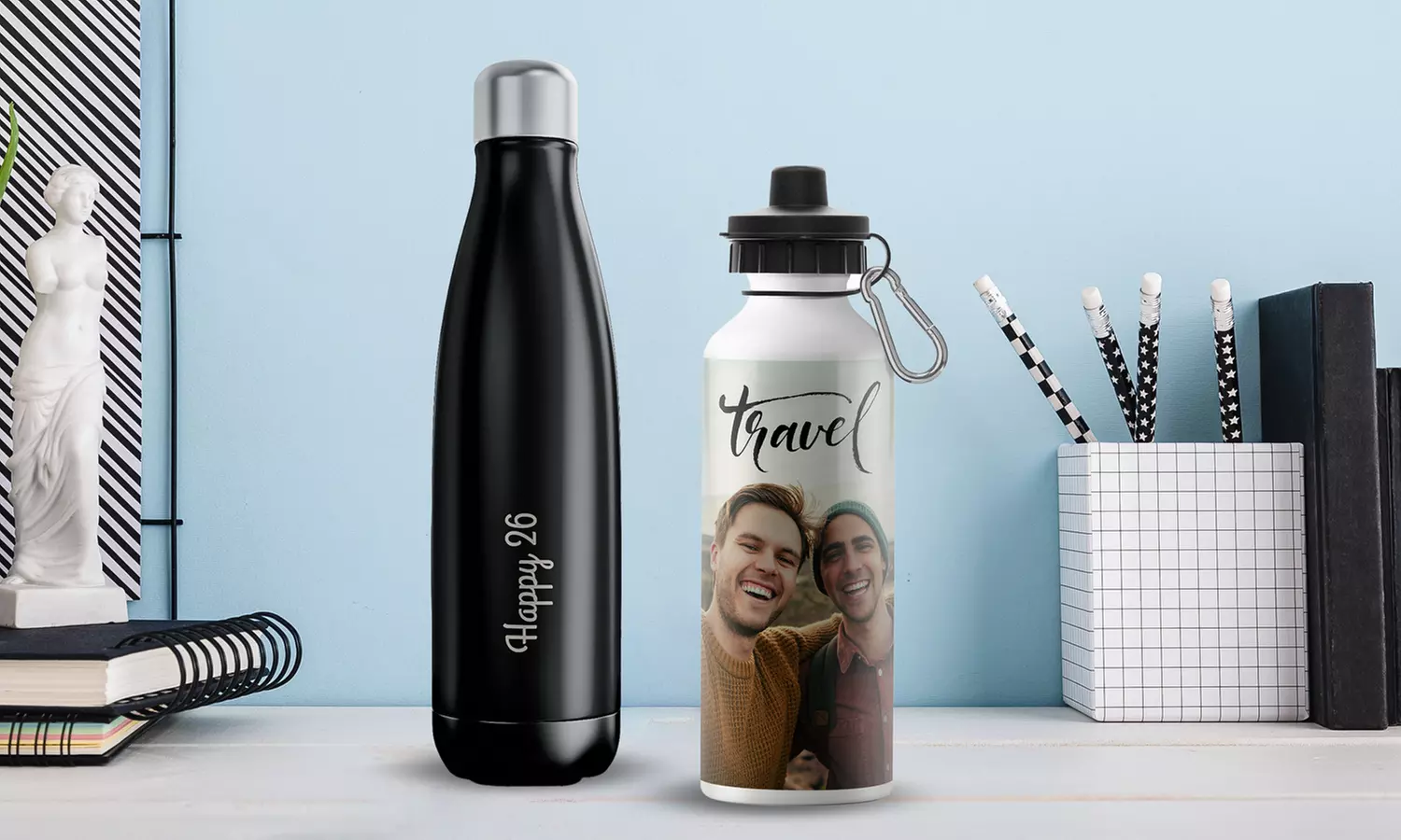 Personalised water bottle