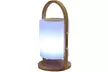 Lampe enceinte LED Soplay 10 W de la marque Lumisky avec anse et socle en bois - Image 3